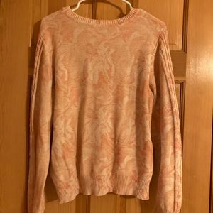 Time and Tru pink cotton sweater